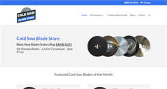 Desktop Screenshot of coldsawbladestore.com